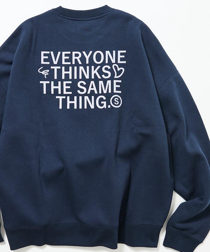 寬鬆版型背部印花圓領衛衣 / STILL WED