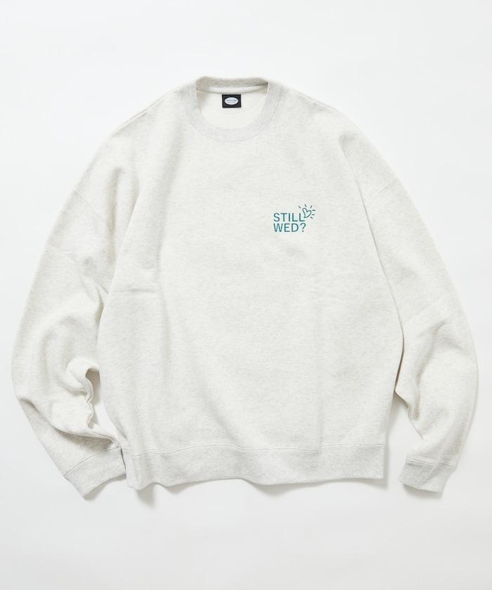 寬鬆版型背部印花圓領衛衣 / STILL WED