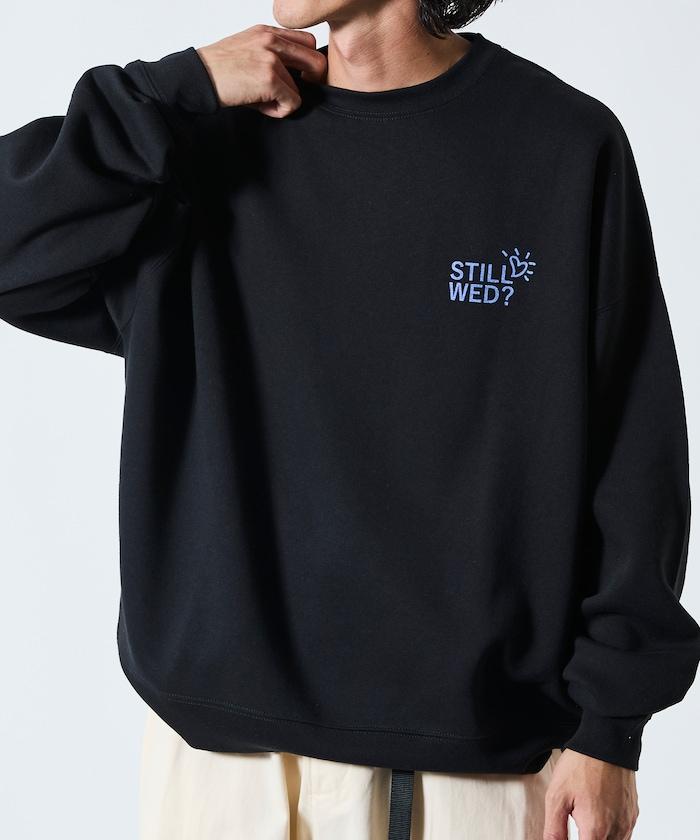 寬鬆版型背部印花圓領衛衣 / STILL WED