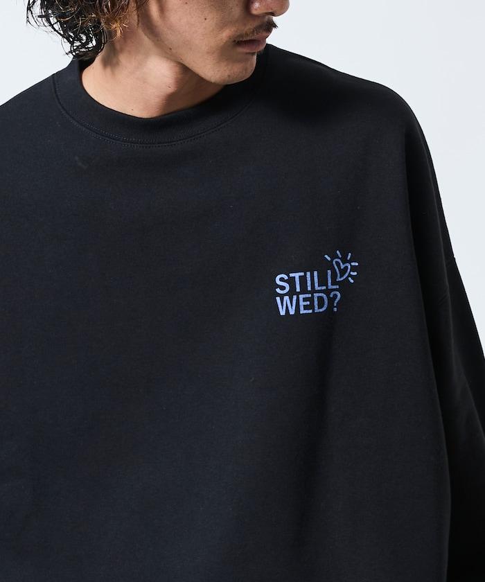 寬鬆版型背部印花圓領衛衣 / STILL WED