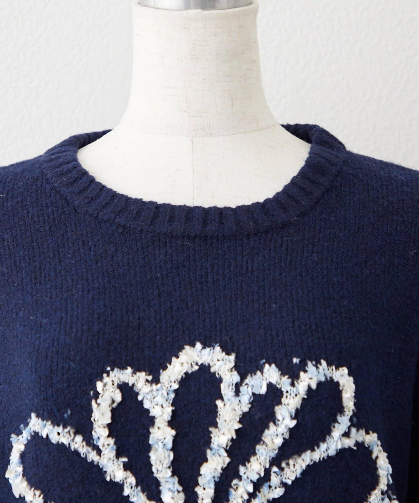 花卉提花針織衫