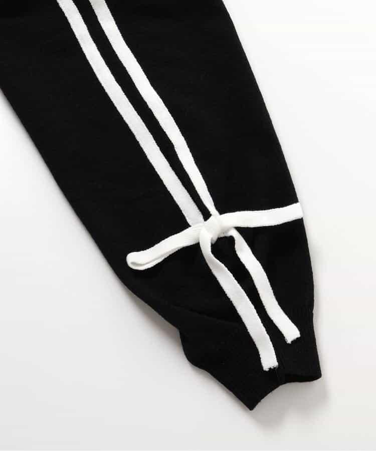 運動風混紡順滑寬鬆針織衫