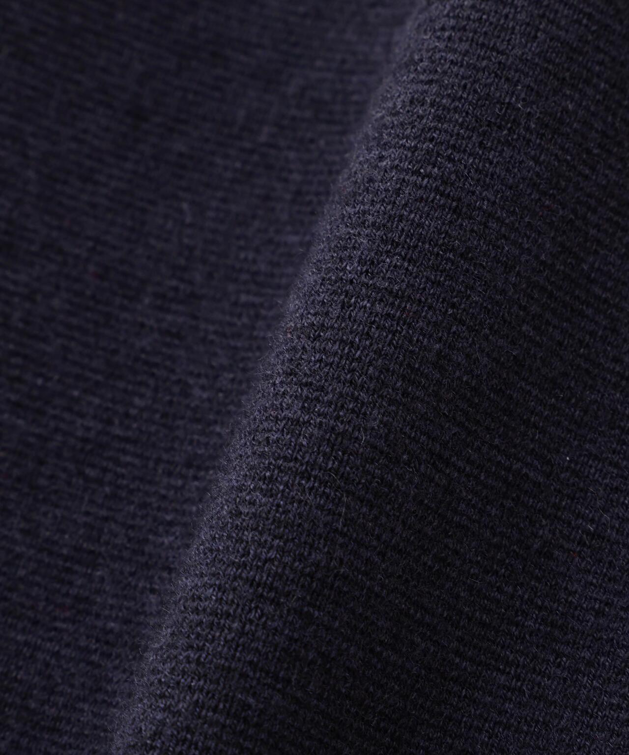高密度米蘭羅紋圓領夾克