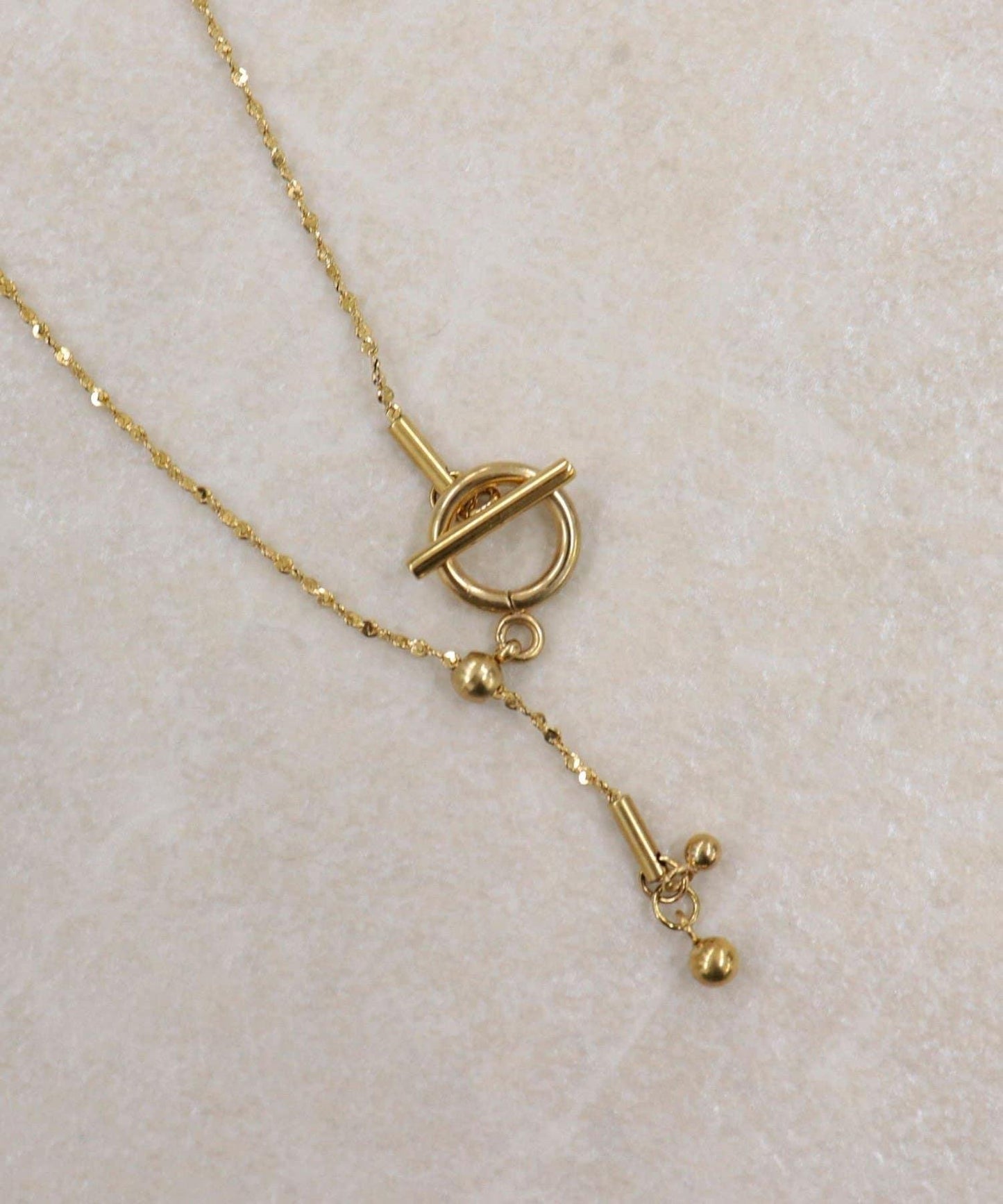 不鏽鋼亮鏈釦項鍊