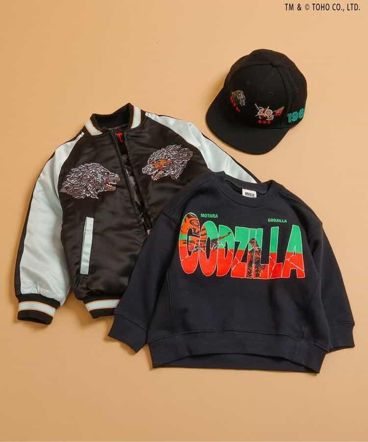 【哥斯拉】夜光刺繡可雙面穿夾克(兒童尺碼)