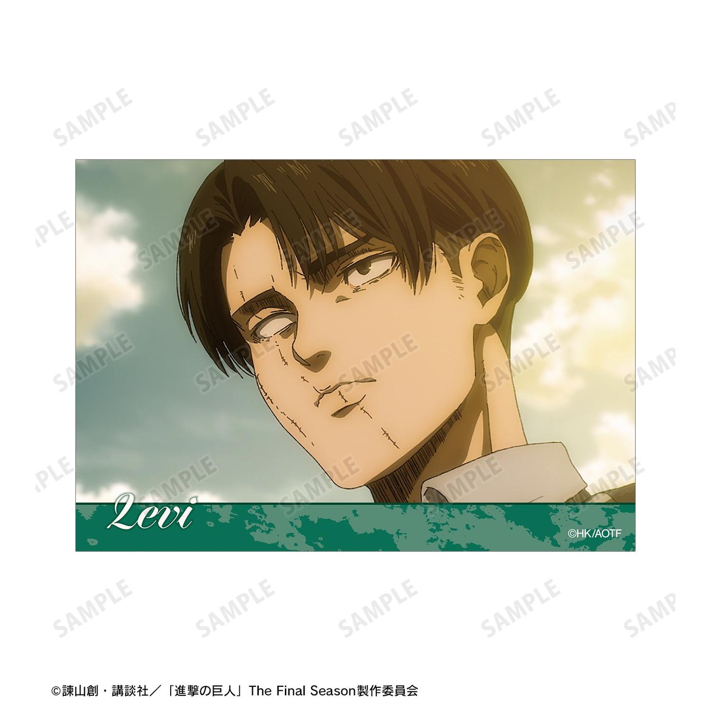 《進擊的巨人》利威爾 場景寫實照片3枚套裝 vol.2