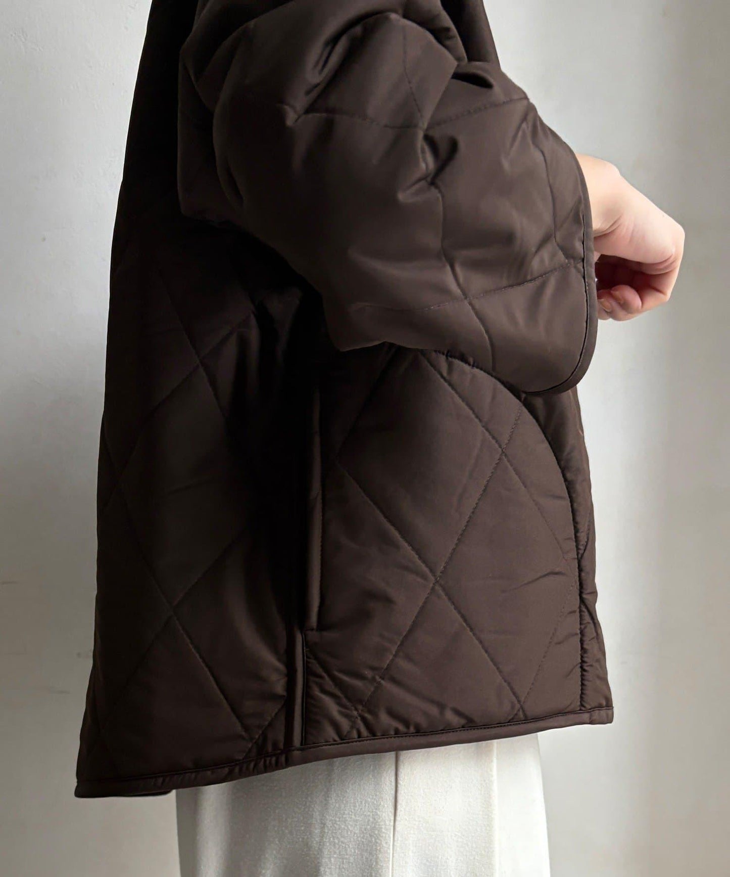 可雙面穿仿毛絎縫大衣