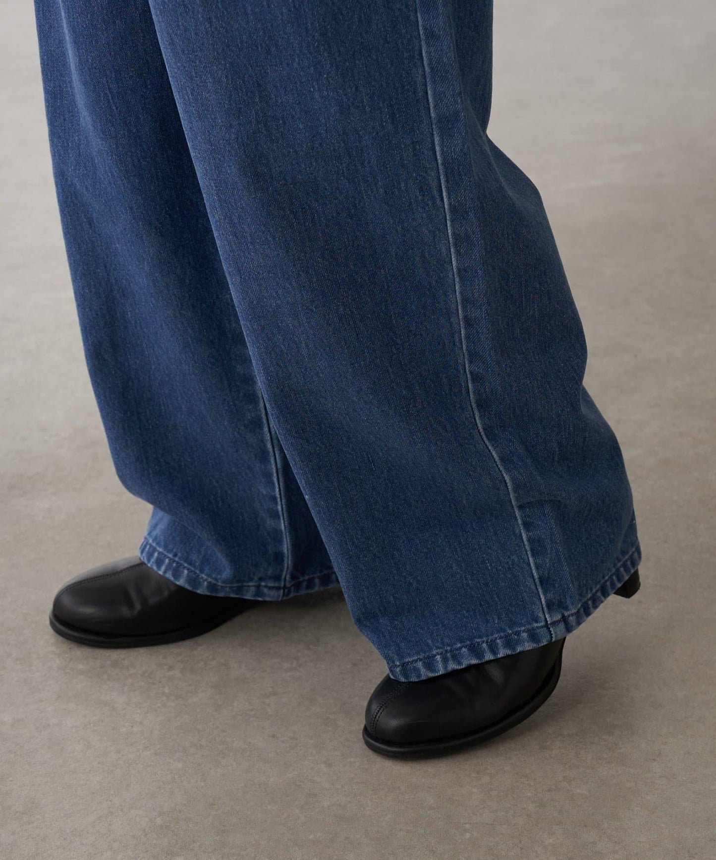 【修飾身形】Q.anos裝飾褶皺寬鬆長褲