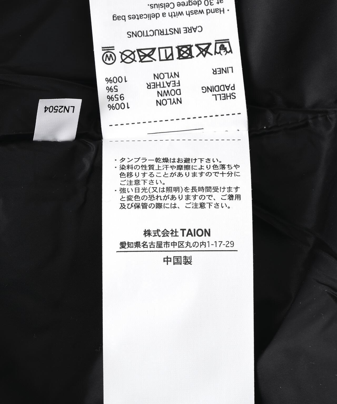 TAION CITY圓領羽絨夾克【女款】