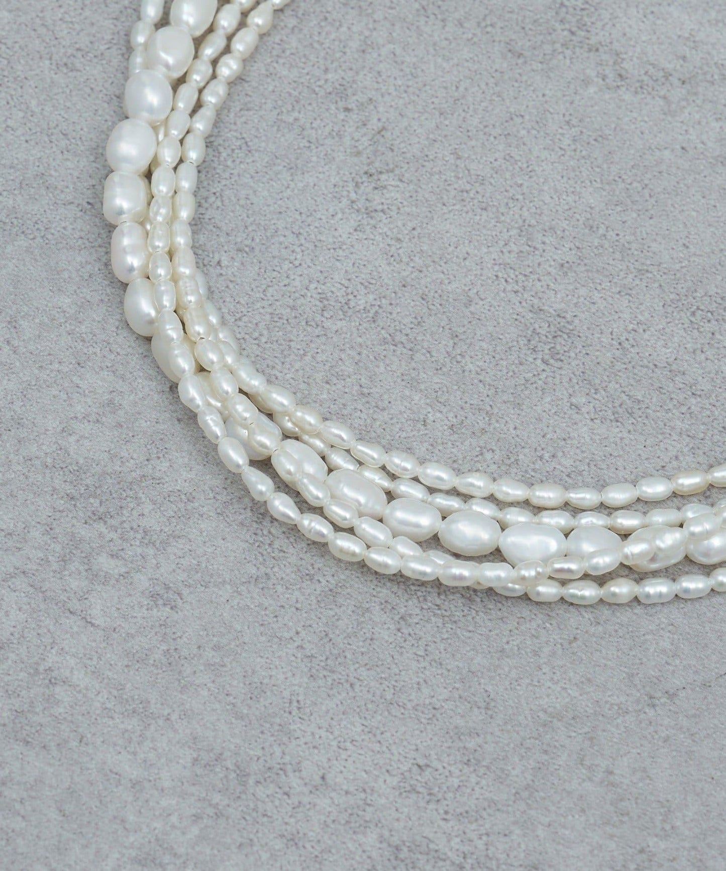 MIX珍珠五連項鍊