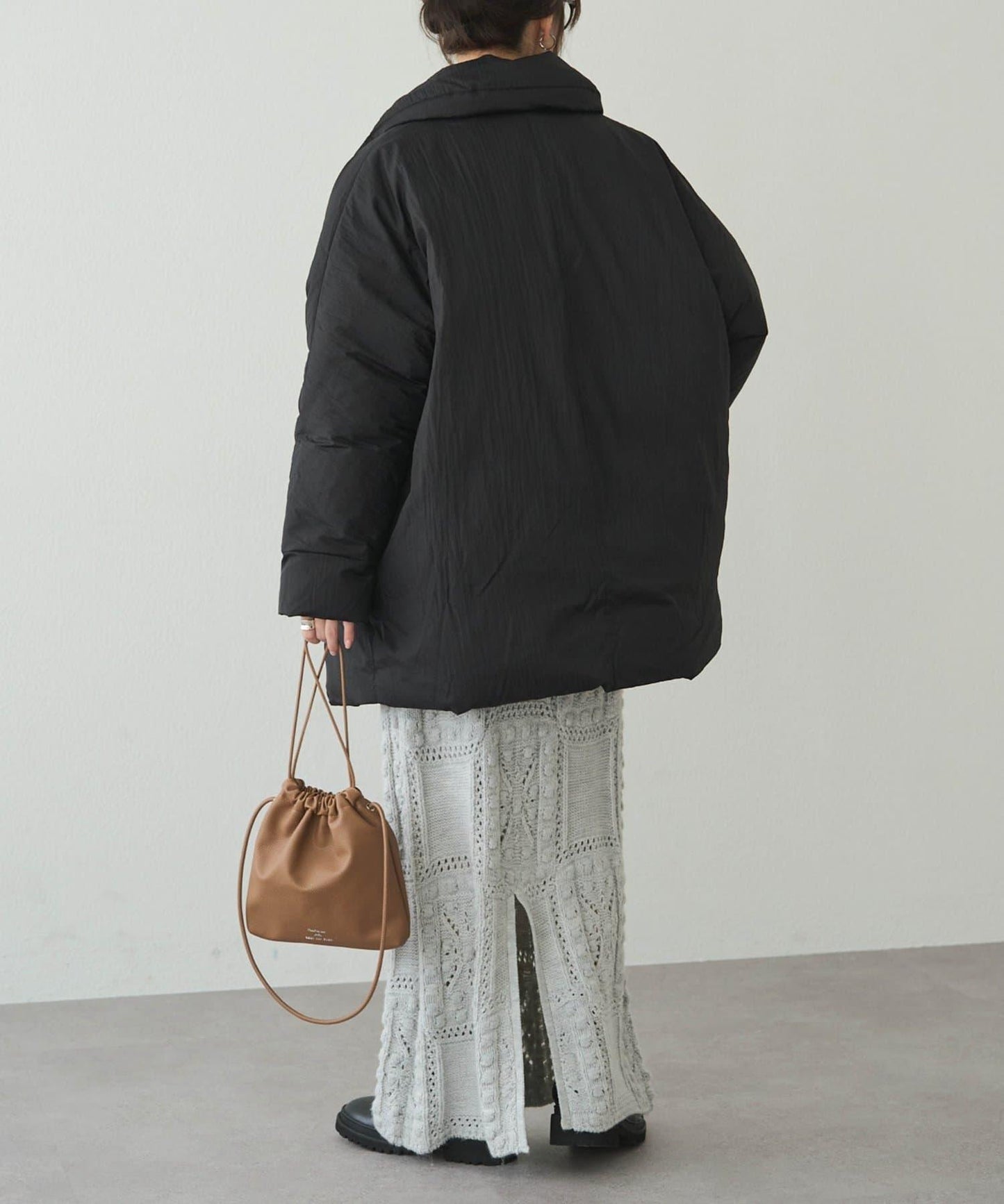 再生羽絨西裝領大衣