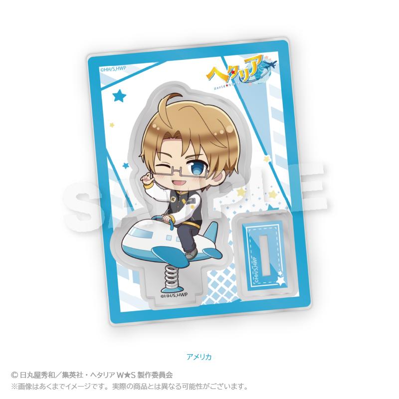 黑塔利亞 World★Stars 迷你角色立牌 遊樂設施ver. 美國