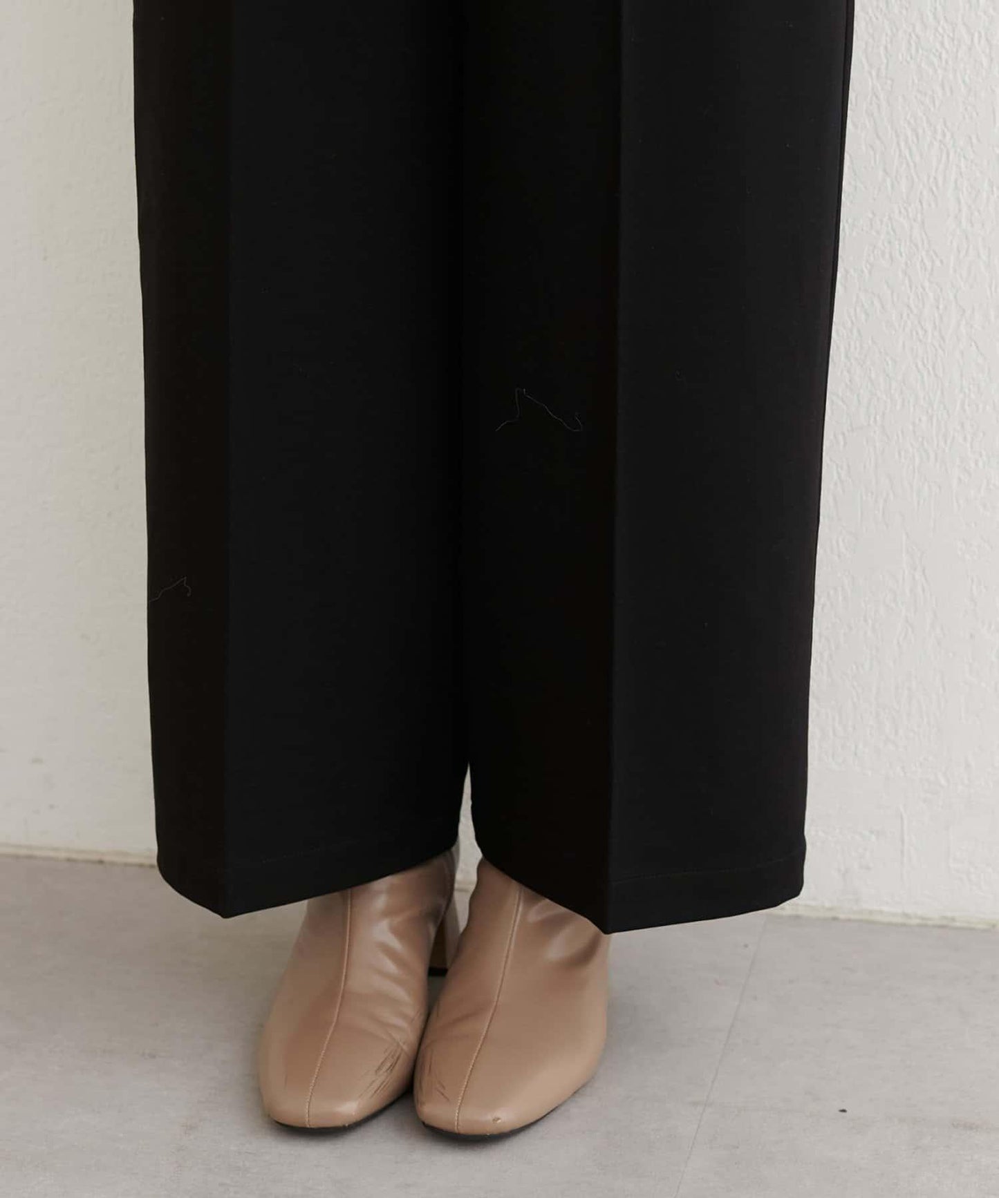 【natural couture】側邊扣長褲