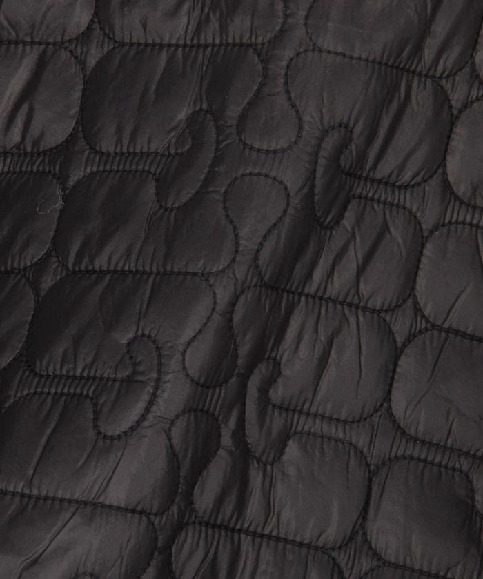 亮面絎縫中長夾克帶荷葉邊 / W0964 / W0965