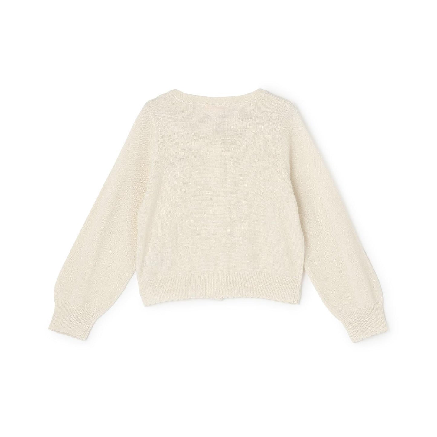 【人氣商品】【直營店無售】蝴蝶結亮絲針織開衫