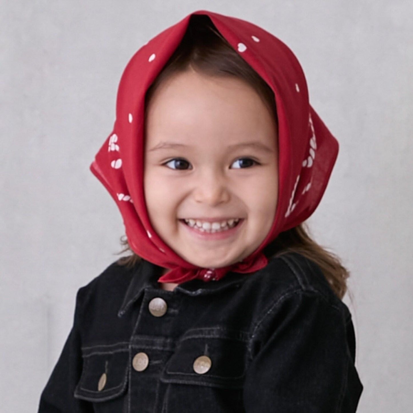 混合彩色圖案頭巾