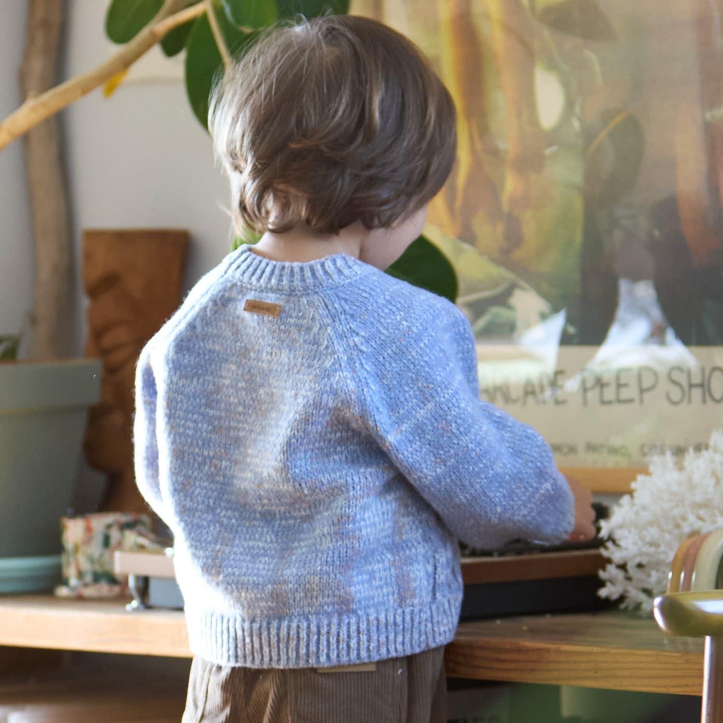 【可水洗】混紡紗線針織衫