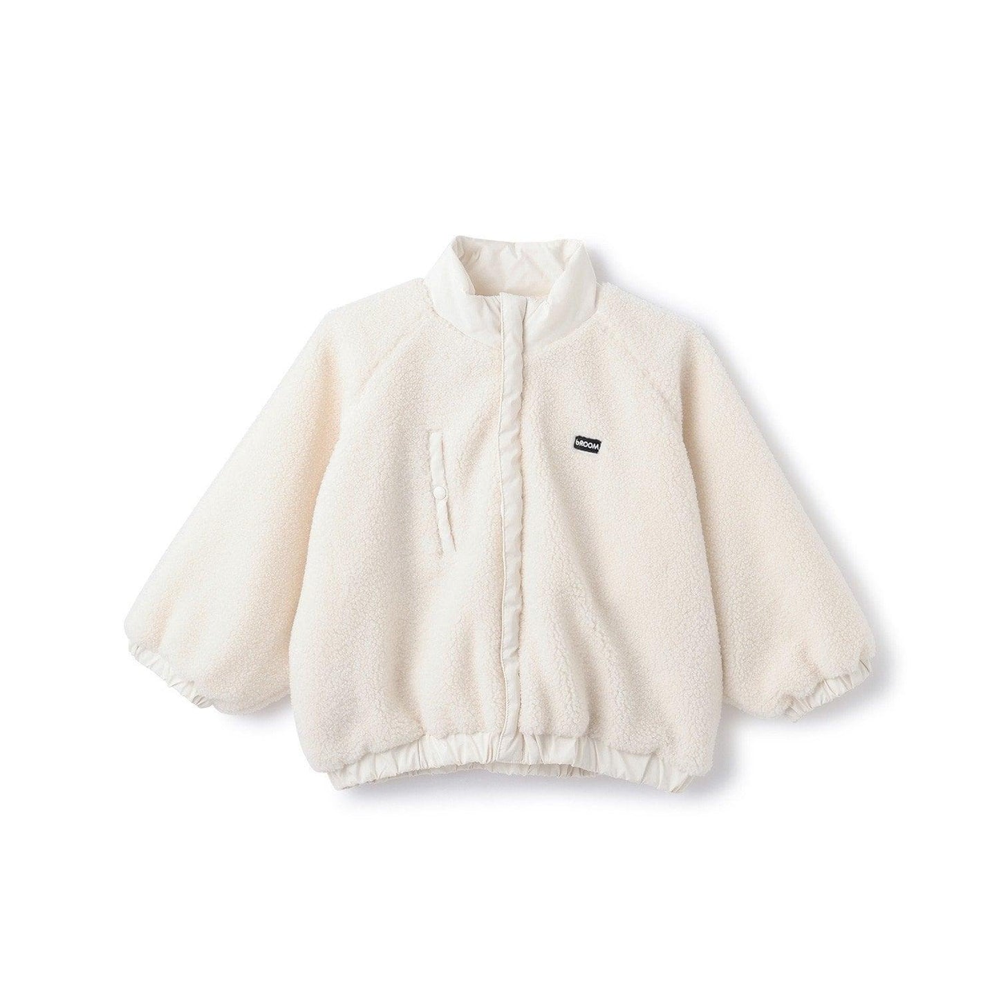 寬鬆廓形仿羊羔絨夾克