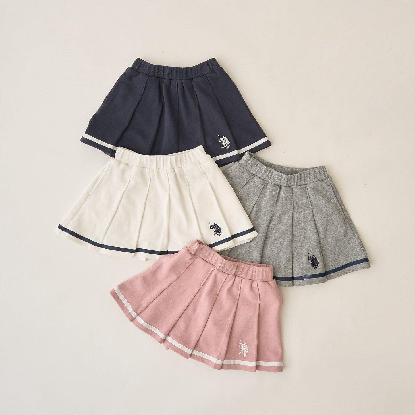 【U.S.POLO ASSN.】衛衣百褶裙(帶安全褲)
