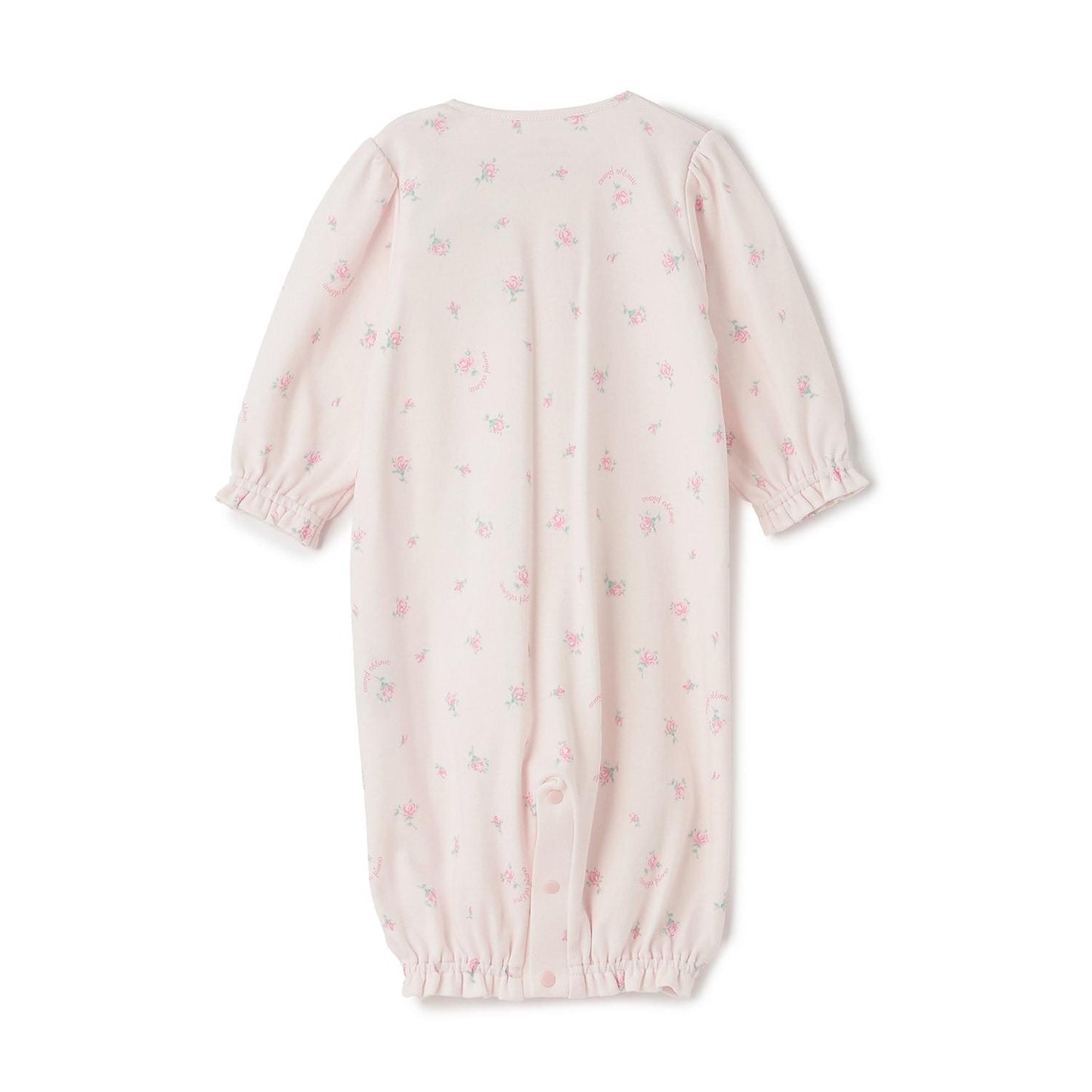 【BOX付】蝴蝶結玫瑰花紋2用連體衣&襪子套裝