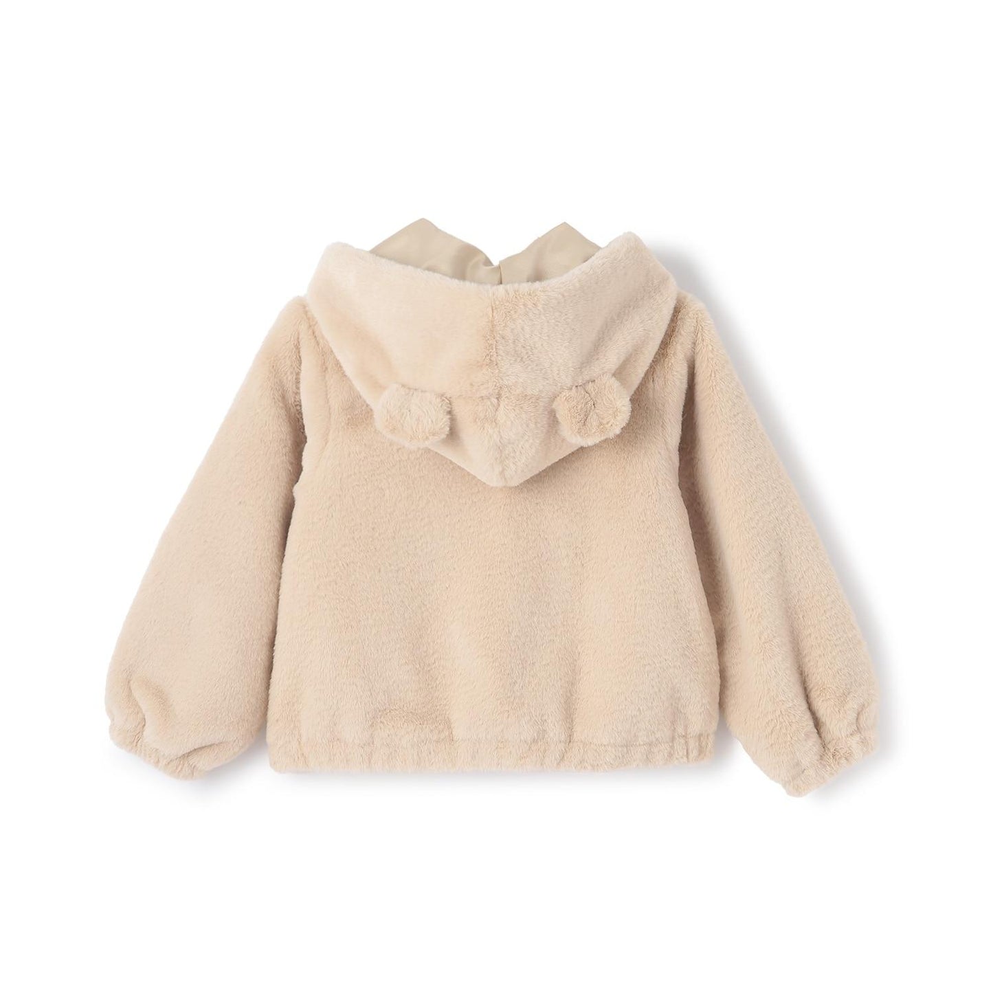 仿皮草飛行夾克