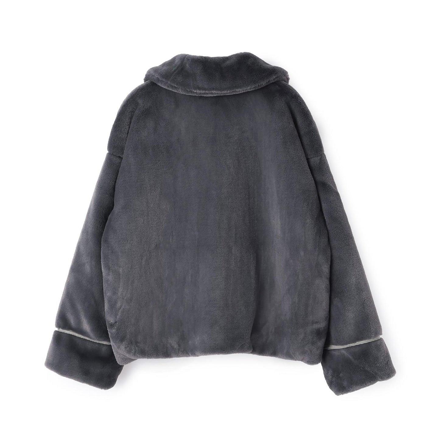 【130cm可選】仿皮草飛行夾克