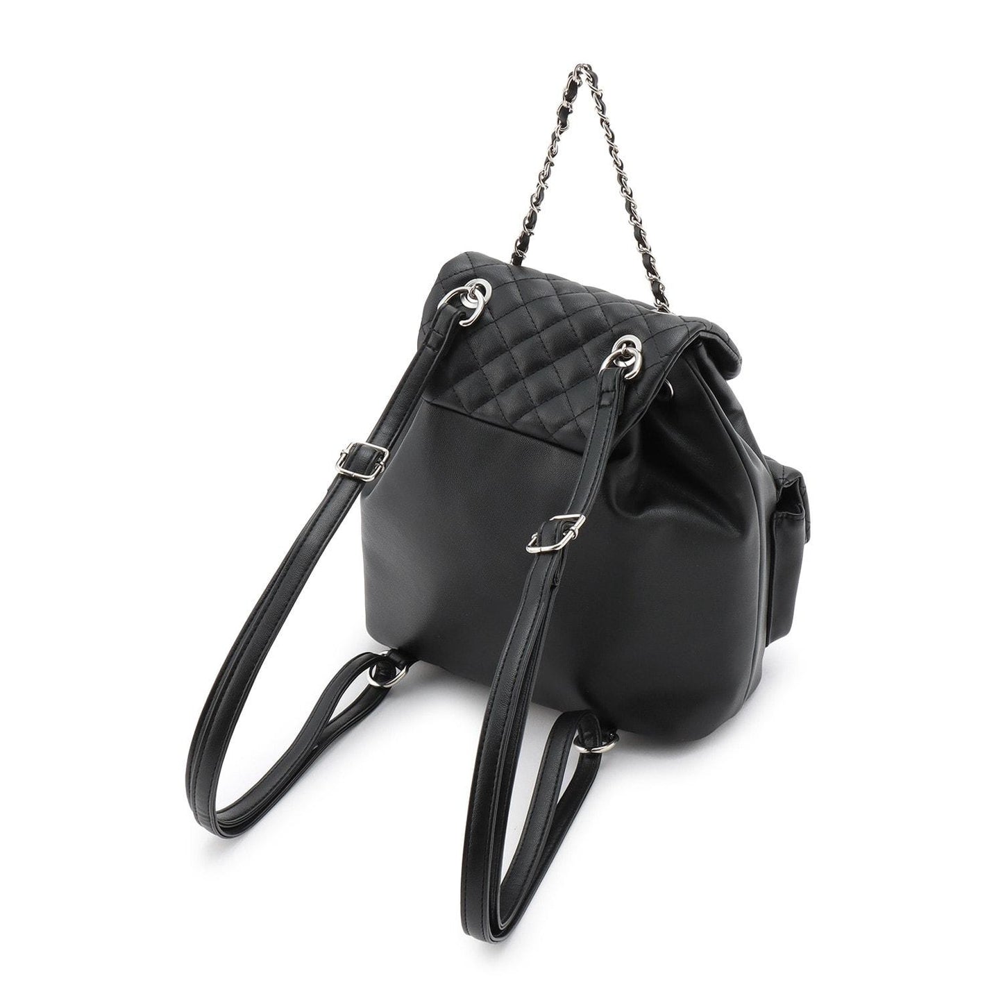 菱格紋迷你雙肩包