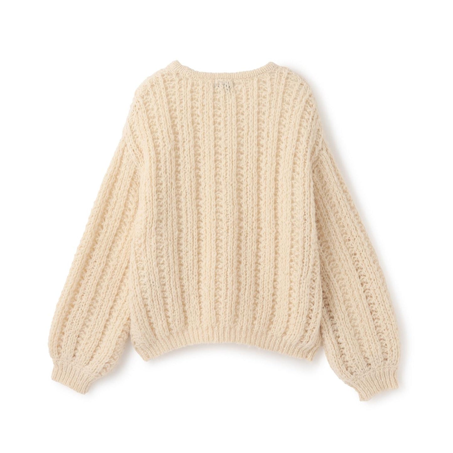 【AMI】鏤空針織套頭衫×T恤套裝