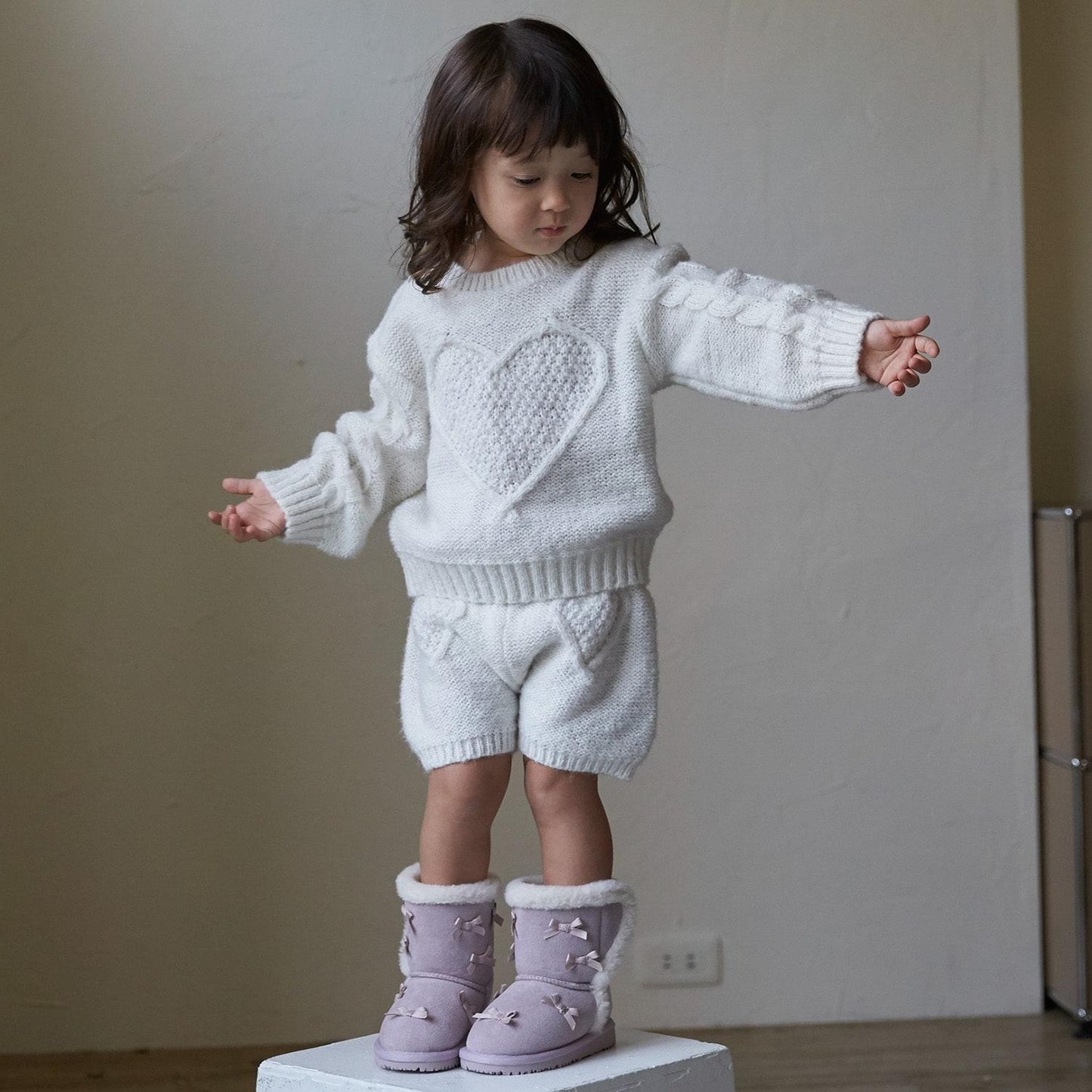 【リンク】愛心花紋針織衫