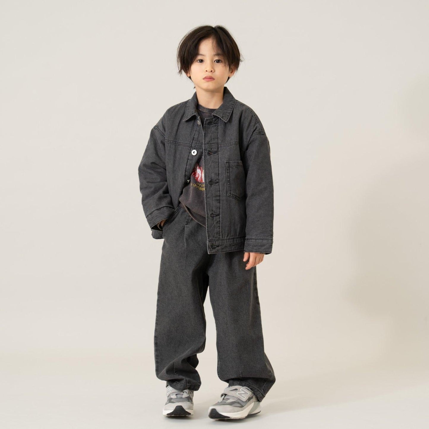 絎縫牛仔夾克【可成套搭配】