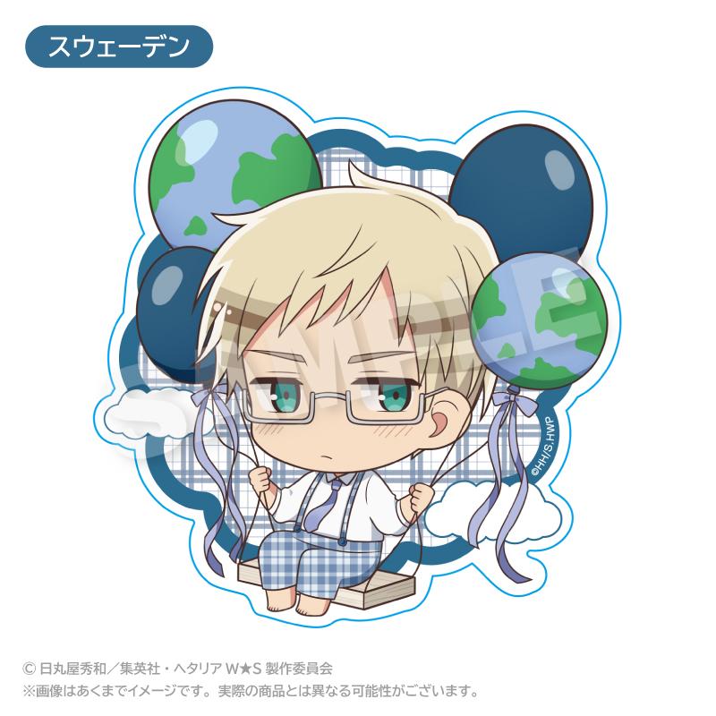 黑塔利亞 World★Stars 氣球貼紙 瑞典