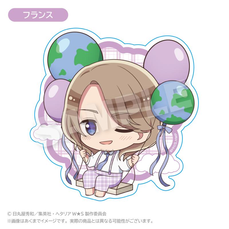 黑塔利亞 World★Stars 氣球貼紙 法國