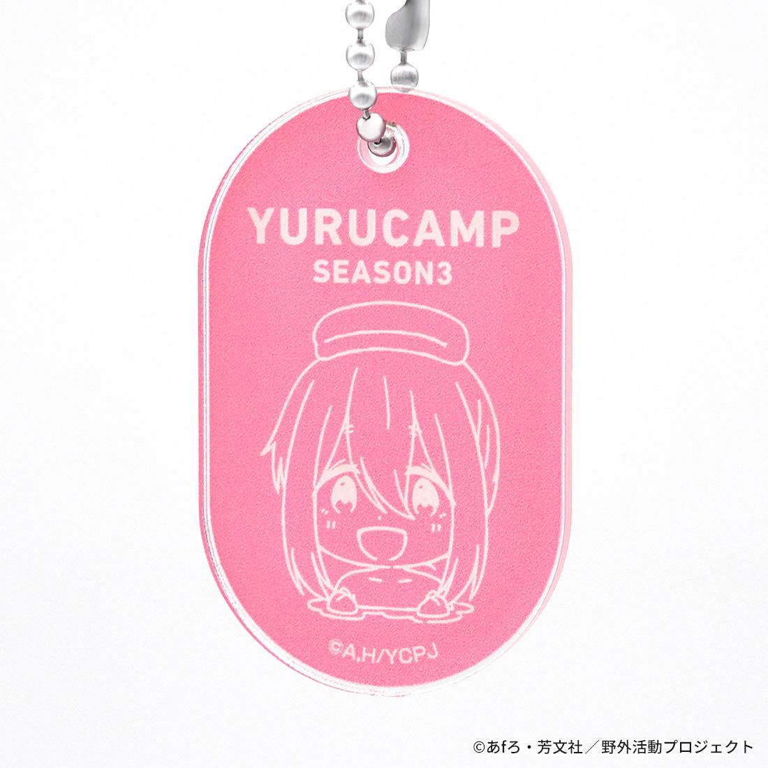 《搖曳露營》 SEASON3_溫泉亞克力鑰匙扣 撫子
