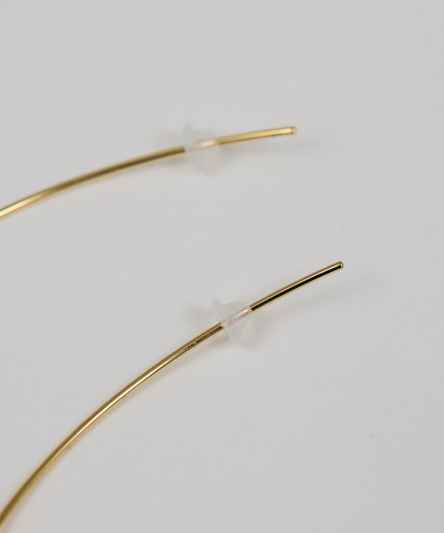 貝殼珍珠線條耳鉤耳環