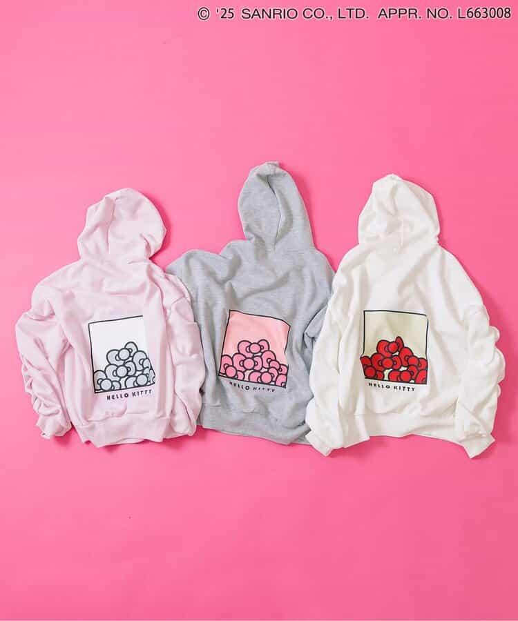 Hello Kitty(凱蒂貓) 寬鬆連帽衛衣