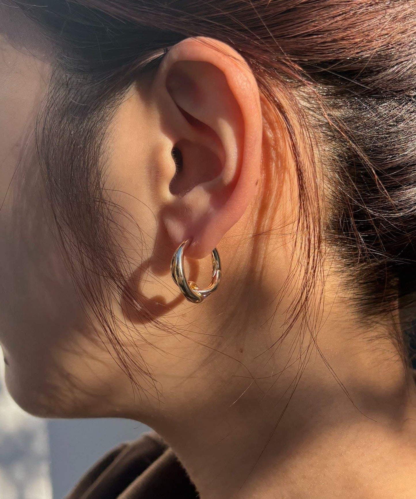 GOLDY 結飾圓環耳釘