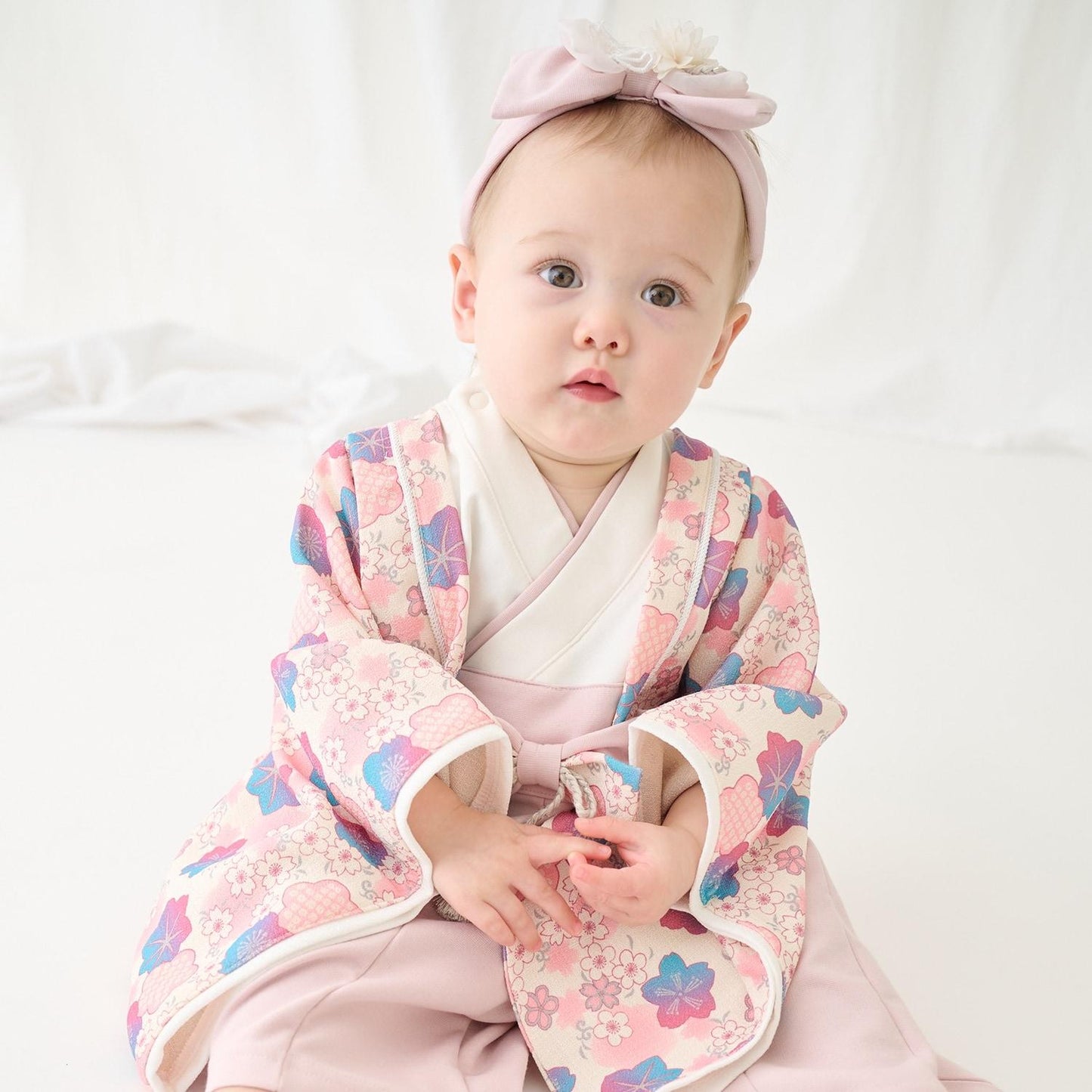 girls 和服袴連體衣