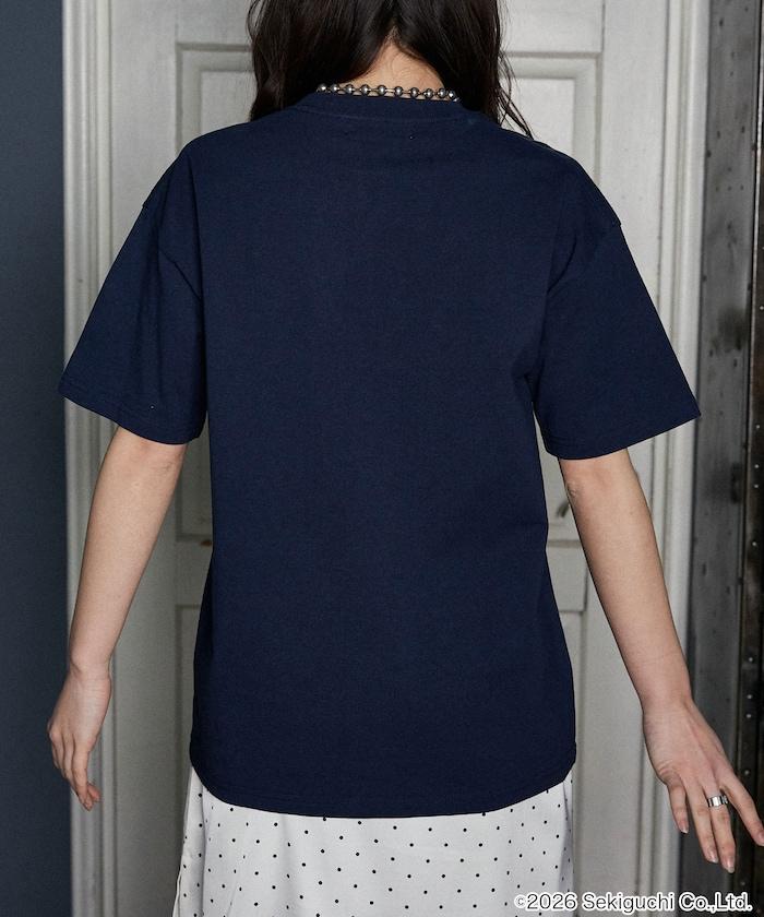 モンチッチ(蒙奇奇) 異材質拼接T恤