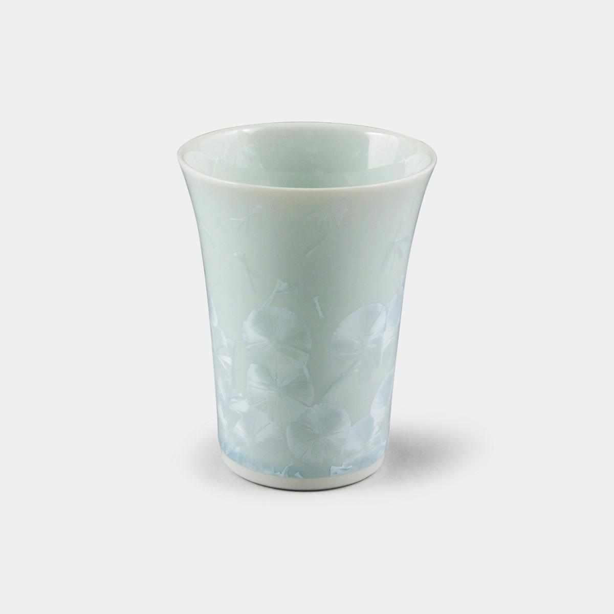 【フリーカップ】花結晶 (白) | 京焼-清水焼 | 陶葊
