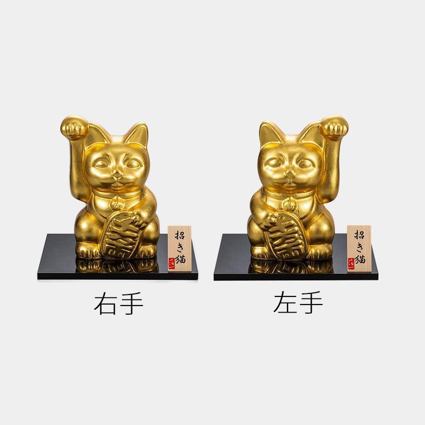 【招き猫】開運 招き猫 (L) | 金沢箔 | 箔一
