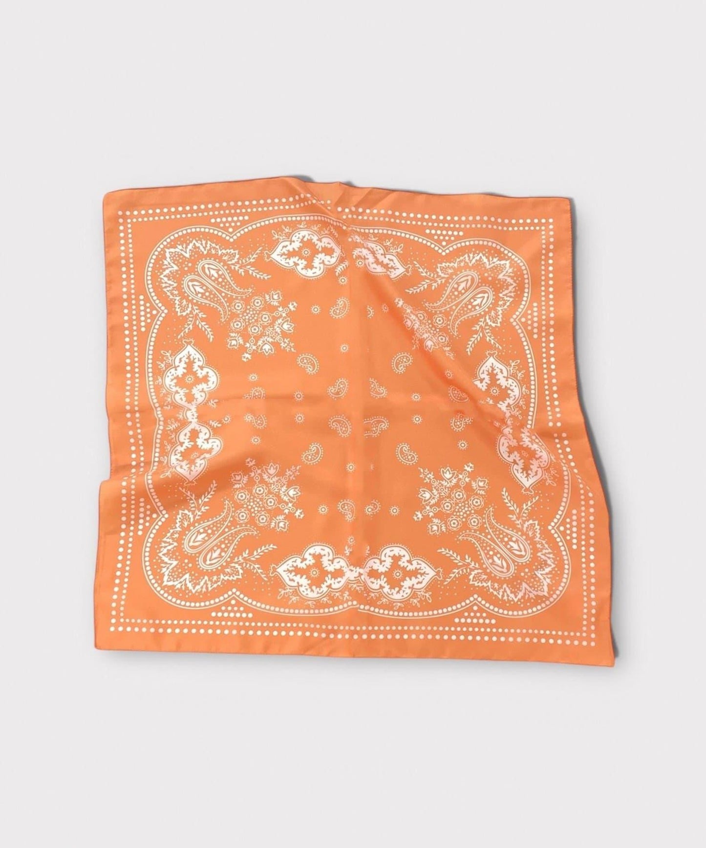 意大利製造 頭巾佩斯利圖案 絲巾