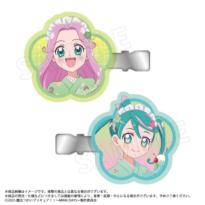 魔法つかいプリキュア!!~MIRAI DAYS~(魔法使光之美少女) 新繪甜品店系列 亞克力髮夾 B款