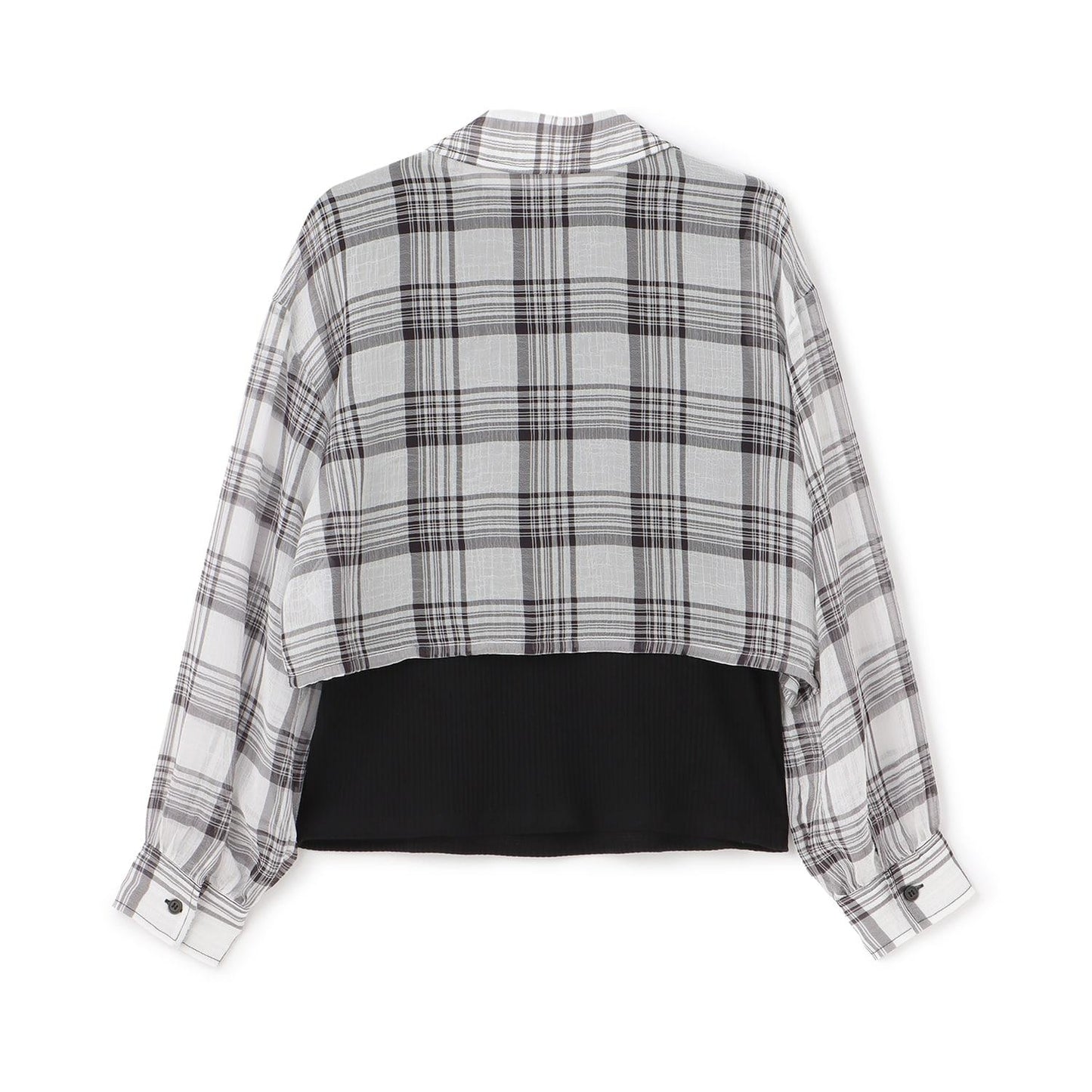 milky coast 透紗襯衫+背心套裝