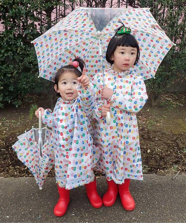 雨の日がたのしい総柄アンブレラ