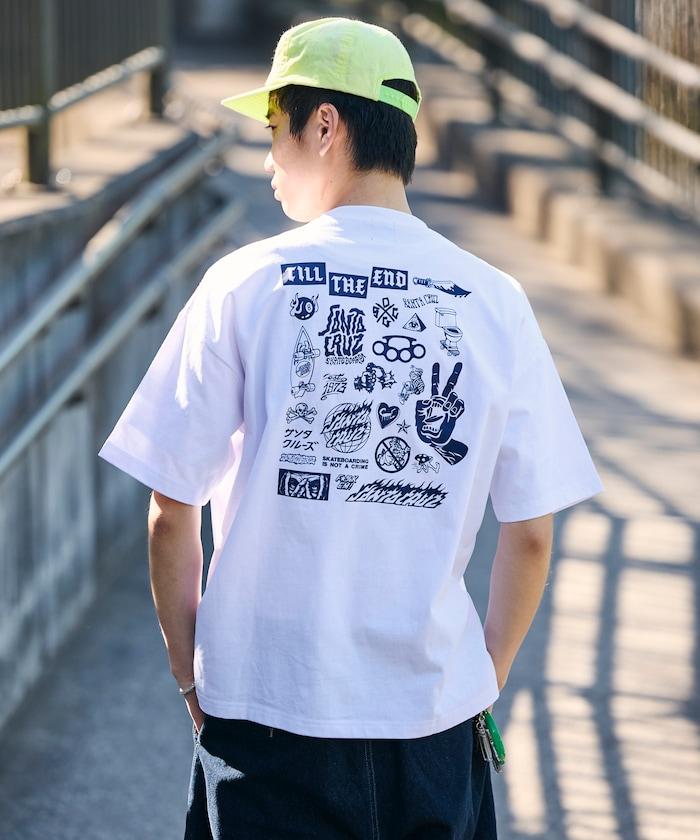 SANTA CRUZ×FREAK'S STORE/サンタクルーズ 別注 ビッグシルエット バックプリント Tシャツ 【限定展開】