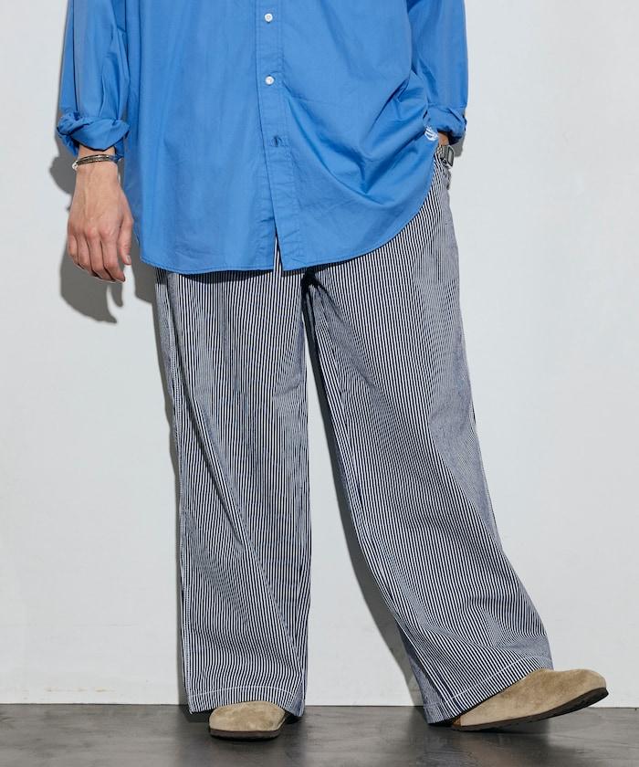 聯名 SMU PT-20 DENIM WIDE WORK PANTS 闊腿工裝褲