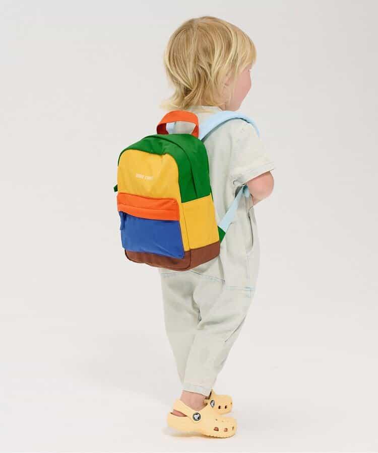 嬰童 Color block backpack 揹包