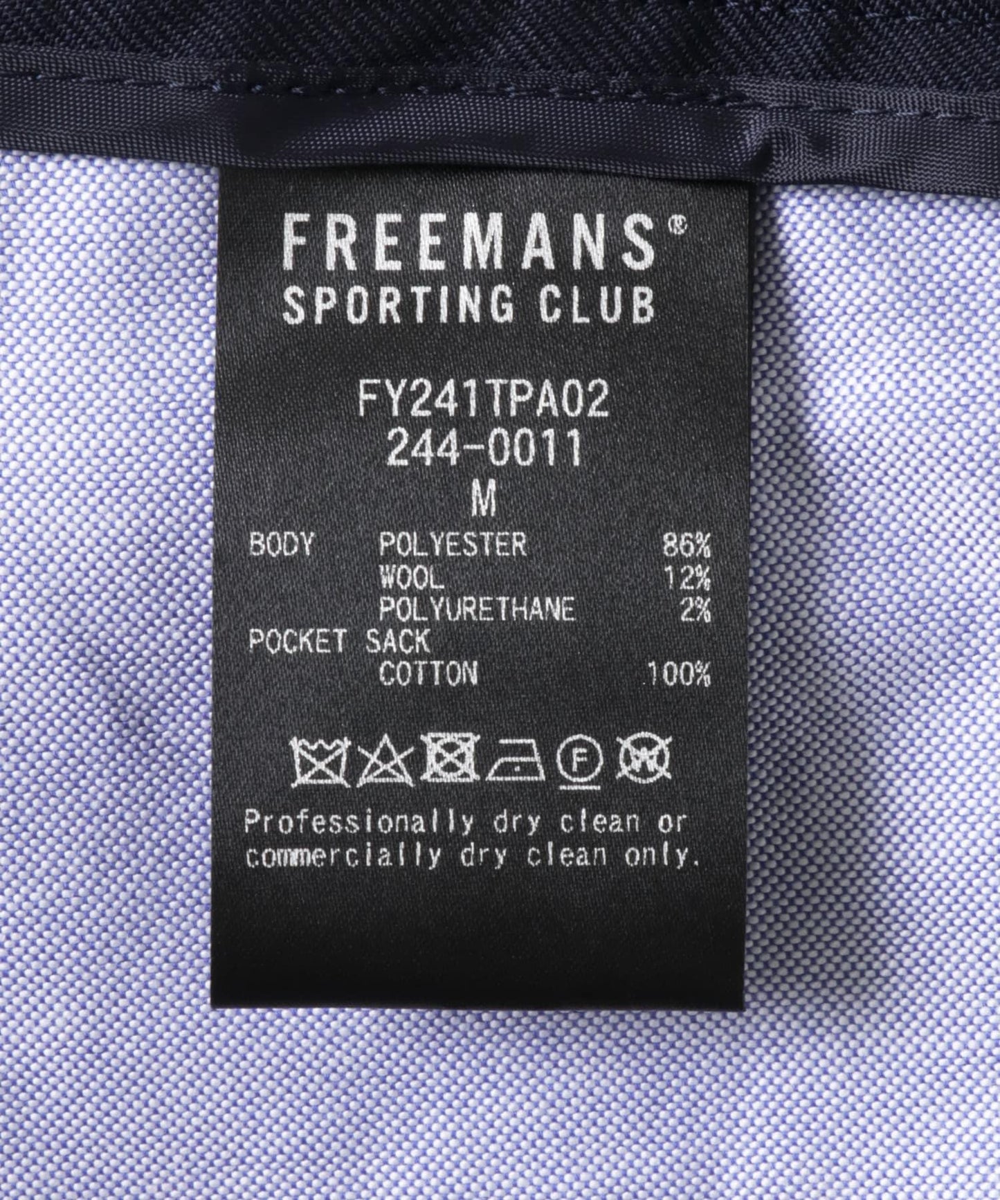 FREEMANS SPORTING CLUB BLEECKER TROUSERS 褲子