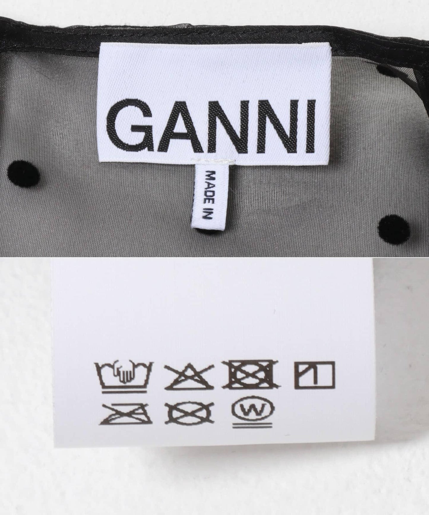 GANNI FLOCKED ORGANZA 連衣裙