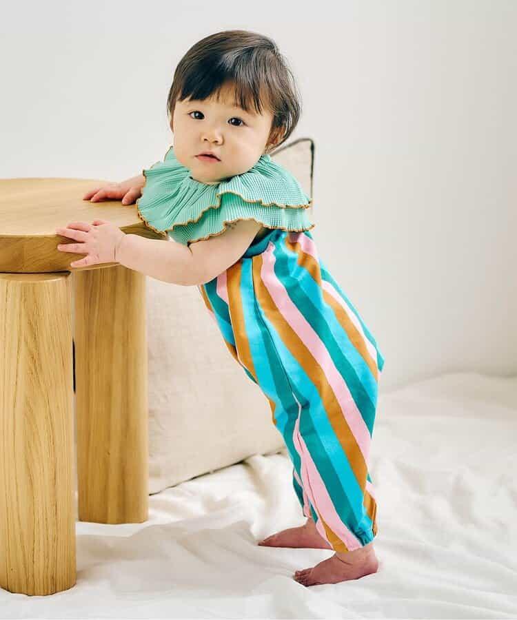 華夫格卷邊荷葉邊可拆卸領